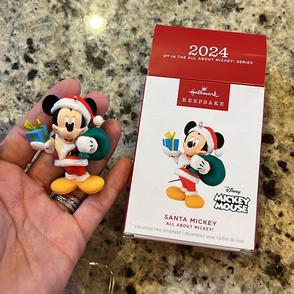 Hallmark Keepsake Ornament 2024 Santa Mickey